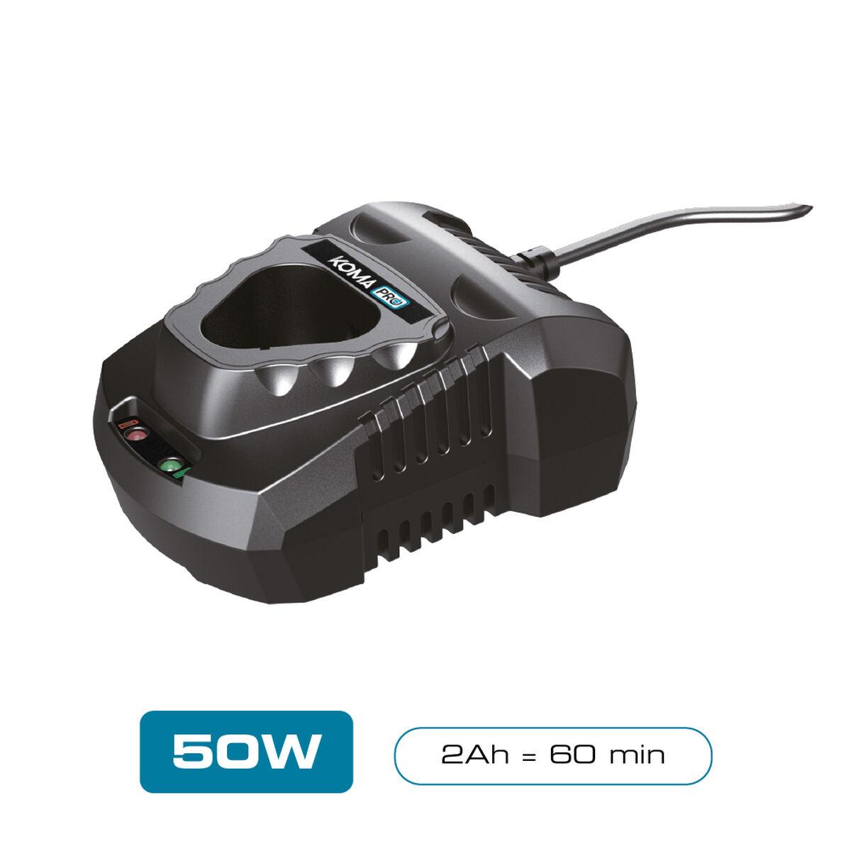 Koma Tools batterioplader 12 V - 2 Ah/4 Ah, 50 W