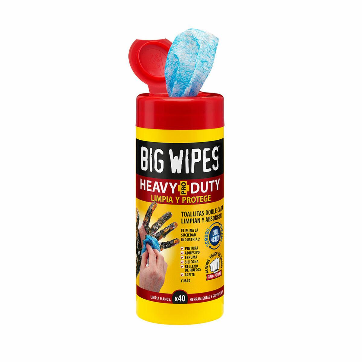 Big Wipes vådservietter - Heavy Duty, 40 stk