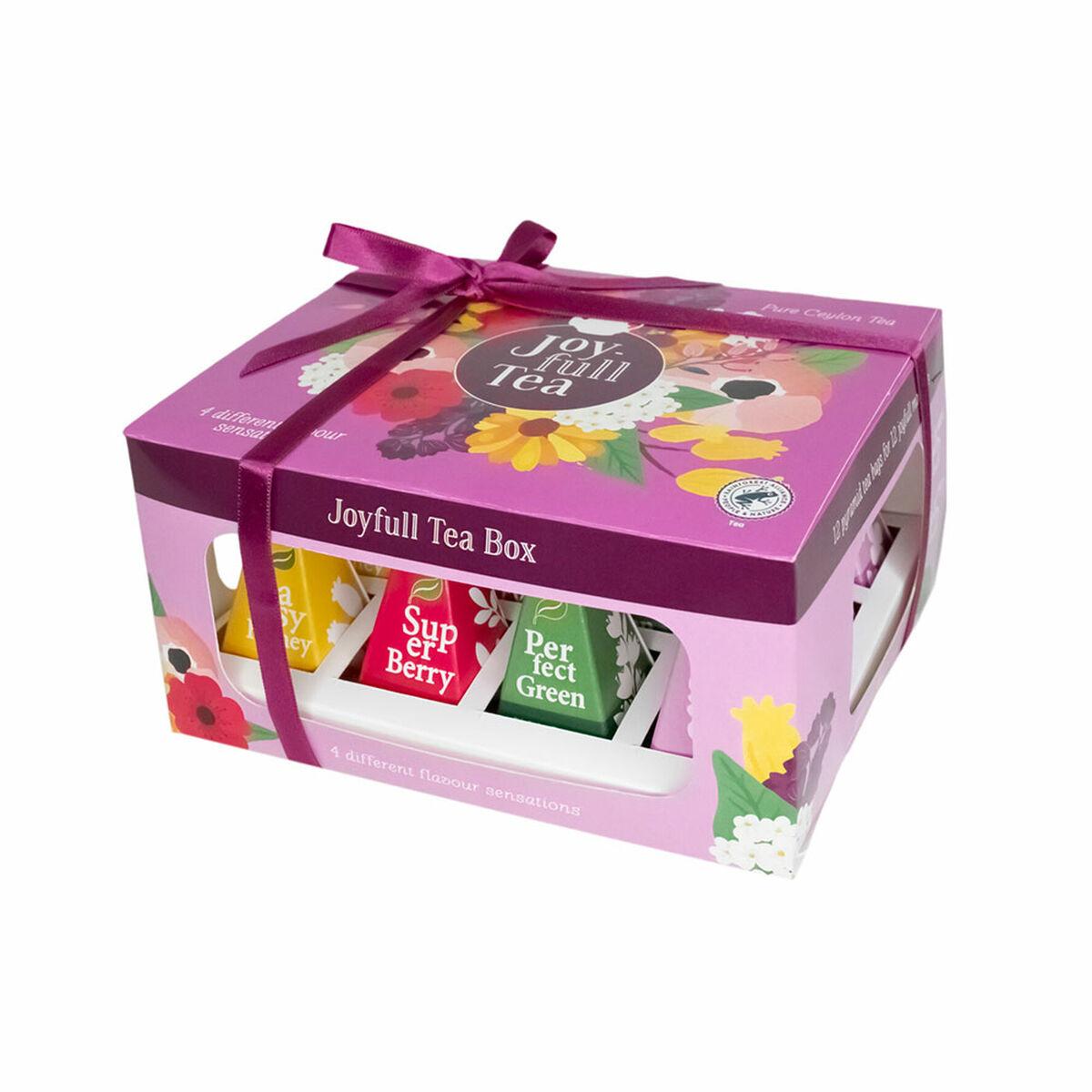 Lifetime Joyfull Tea Box - te opbevaringsæske med 12 pyramidete