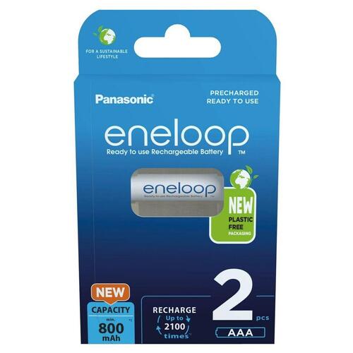 Genopladelige batterier Panasonic BK-4MCDE/2CP