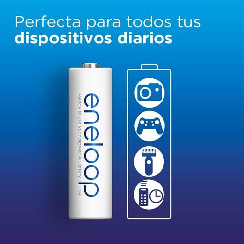 Genopladelige batterier Panasonic BK-4MCDE/2CP