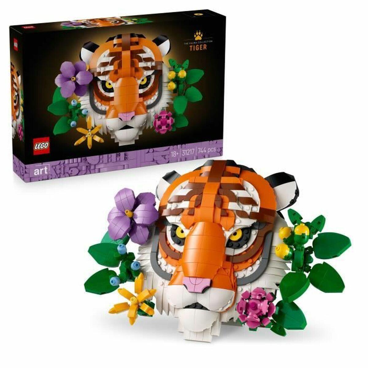 Lego Art 31217 - Tiger vægkunst byggesæt (orange)