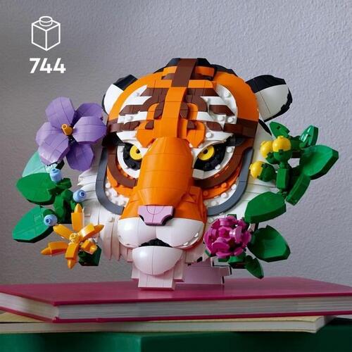 Lego Art 31217 - Tiger vægkunst byggesæt (orange)