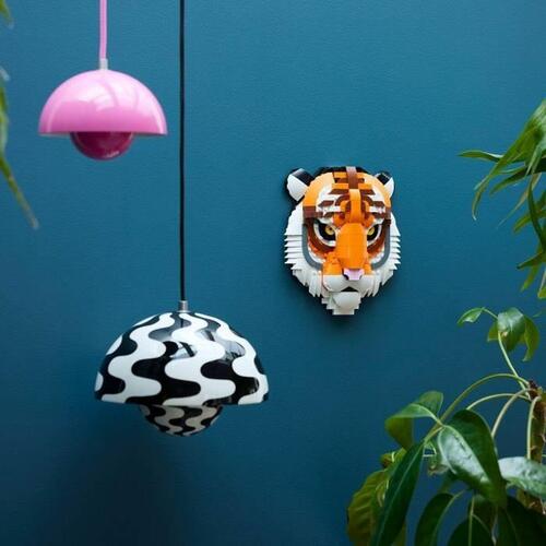 Lego Art 31217 - Tiger vægkunst byggesæt (orange)