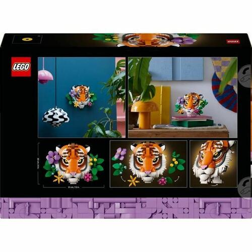 Lego Art 31217 - Tiger vægkunst byggesæt (orange)