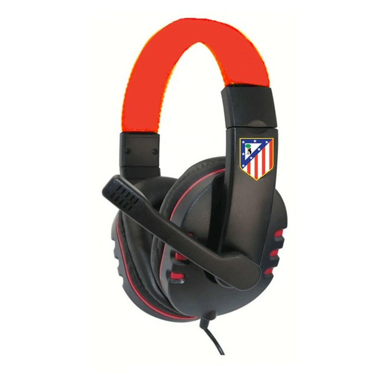 Seva Import gaming headset med mikrofon - rød