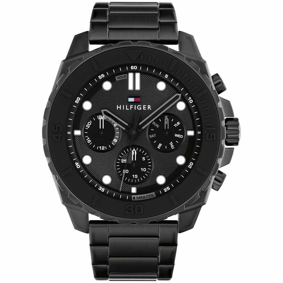 Herreur Tommy Hilfiger 1710690 - sort, Ø 49 mm