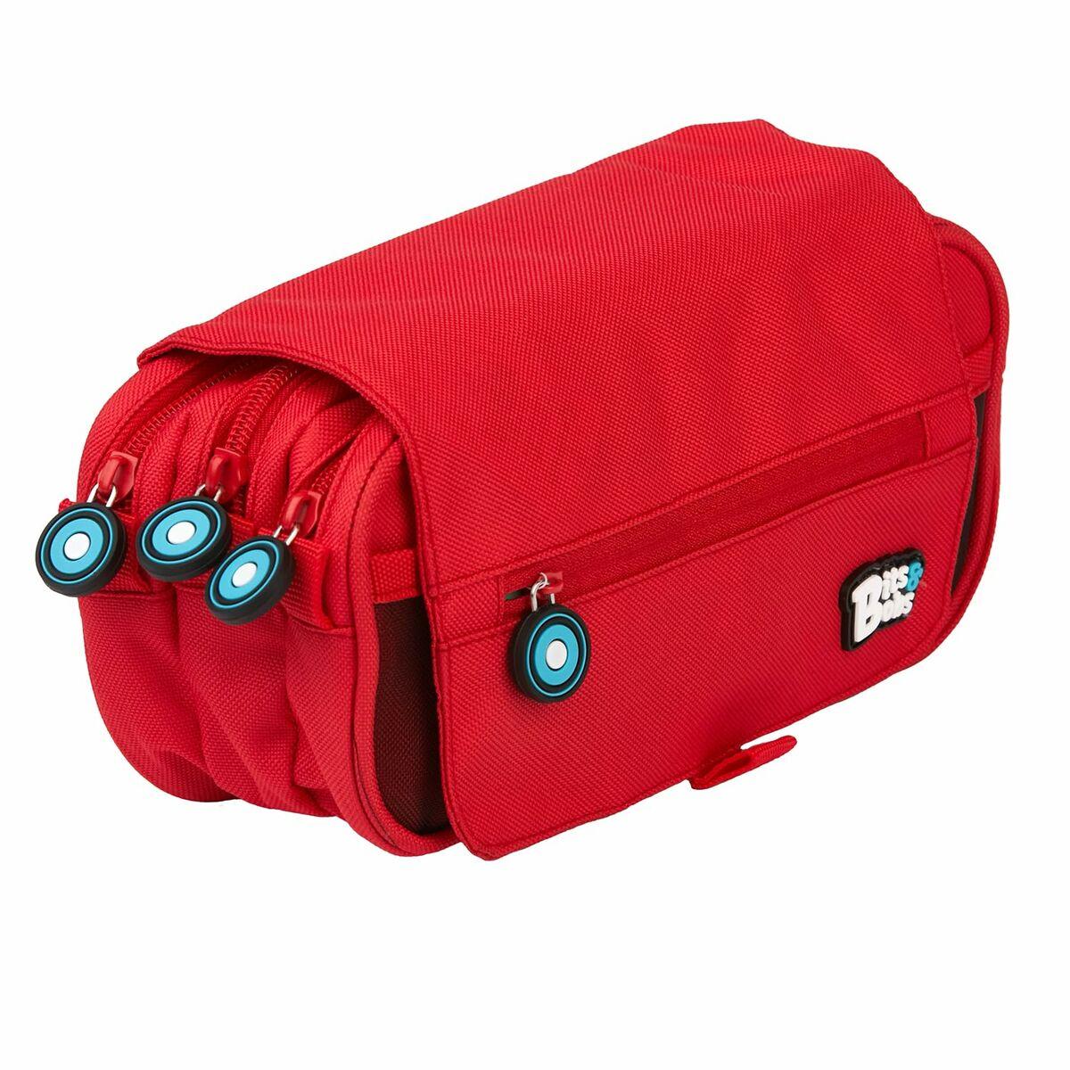 Penalhus Grafoplas - rød Vadsæk