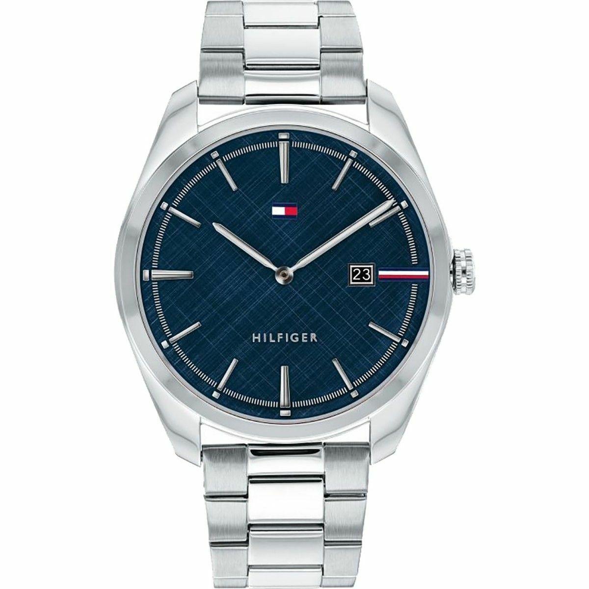 Herreur Tommy Hilfiger 1710426 - blå skive, Ø 41 mm