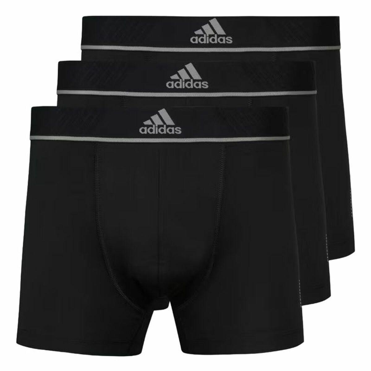 Adidas boxershorts til mænd - Active Micro Flex Eco, sort, 3-pak (L)