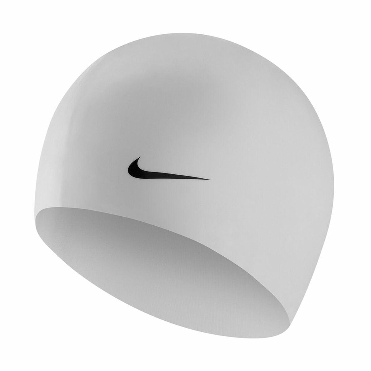 Nike badehætte i silikone - hvid (CAP 93060 100)