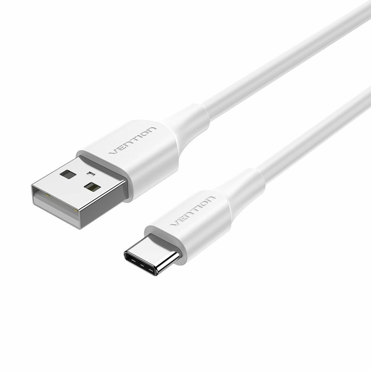 Vention USB-A til USB-C kabel 2 m - hvid (CTHWH)