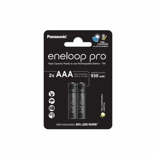 Genopladelige batterier Panasonic BK-4HCDE/2CP 1,2 V AAA