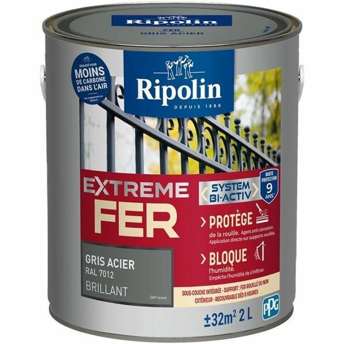 Ripolin maling - Grå, skinnende finish