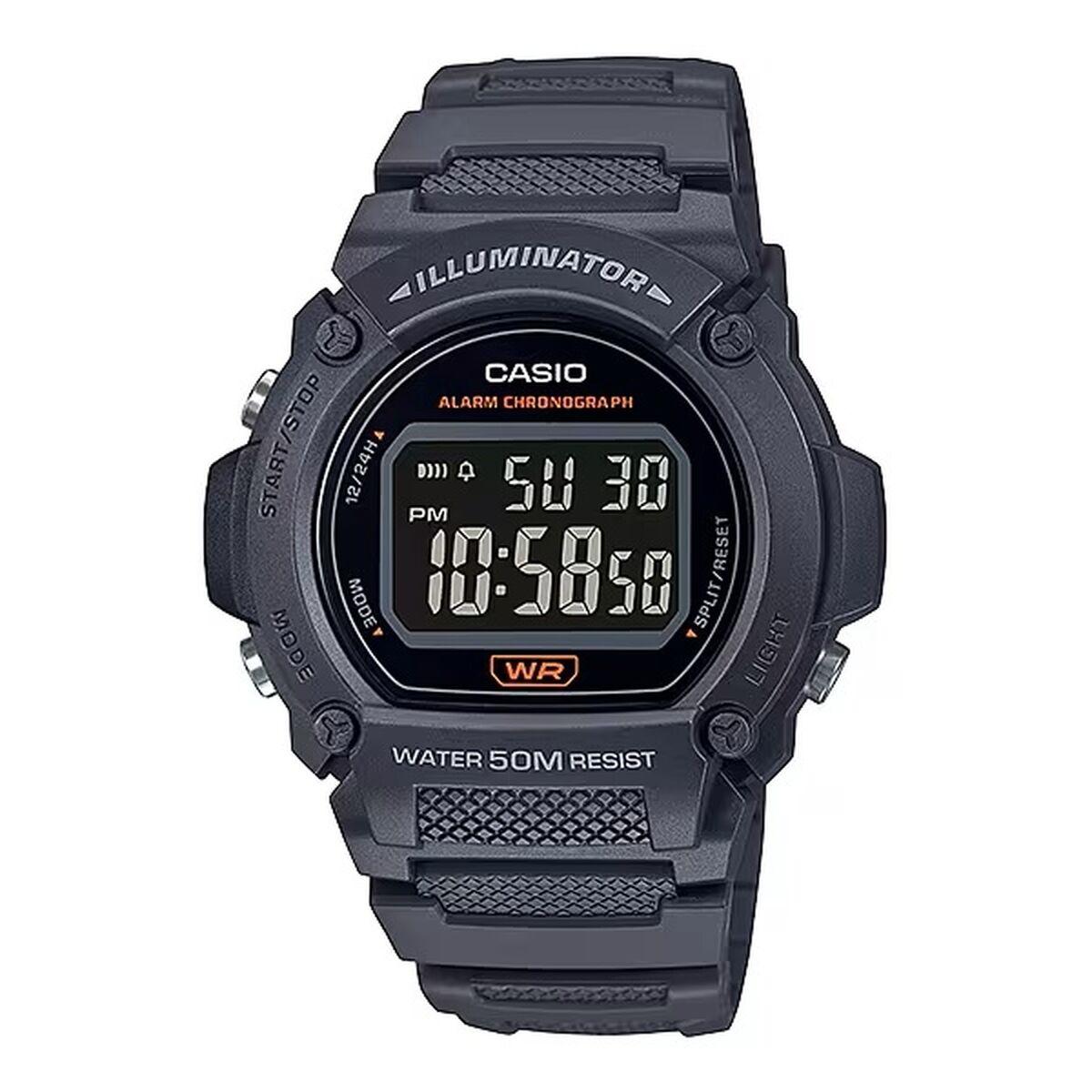 Casio herreur - Sport Illuminator, vandtæt 50 m, alarm & kronograf