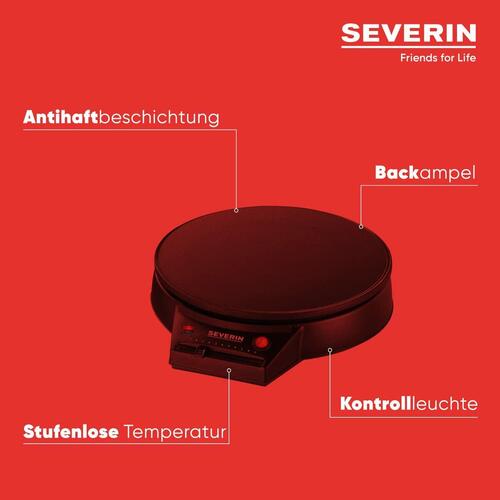 Crepepande Severin CM 2198 Sort