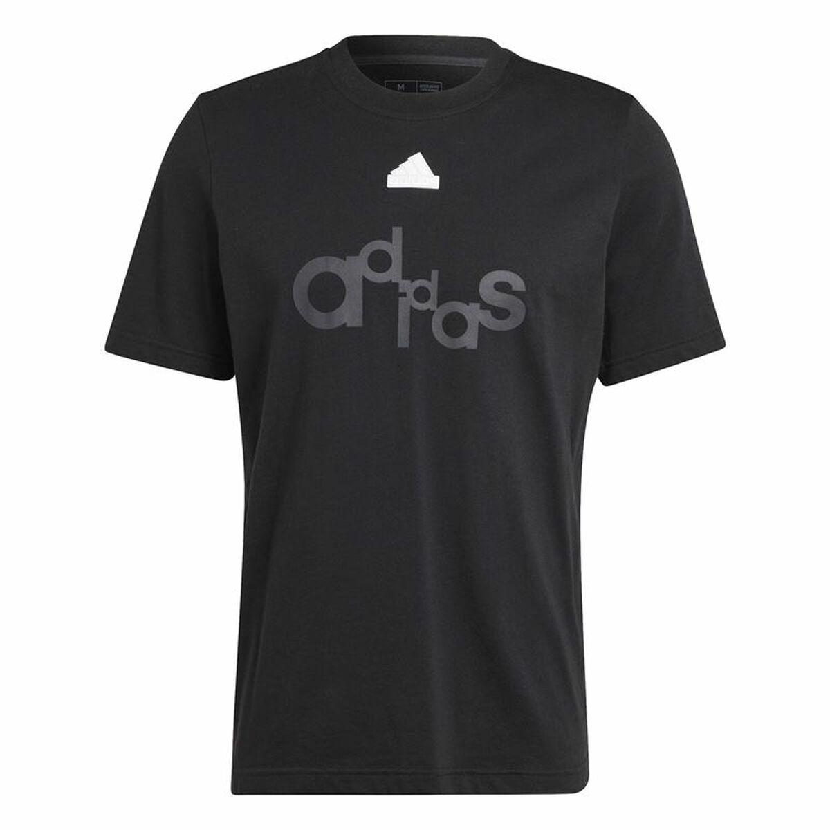 Adidas kortærmet T-shirt til mænd - Graphic Print, str. S