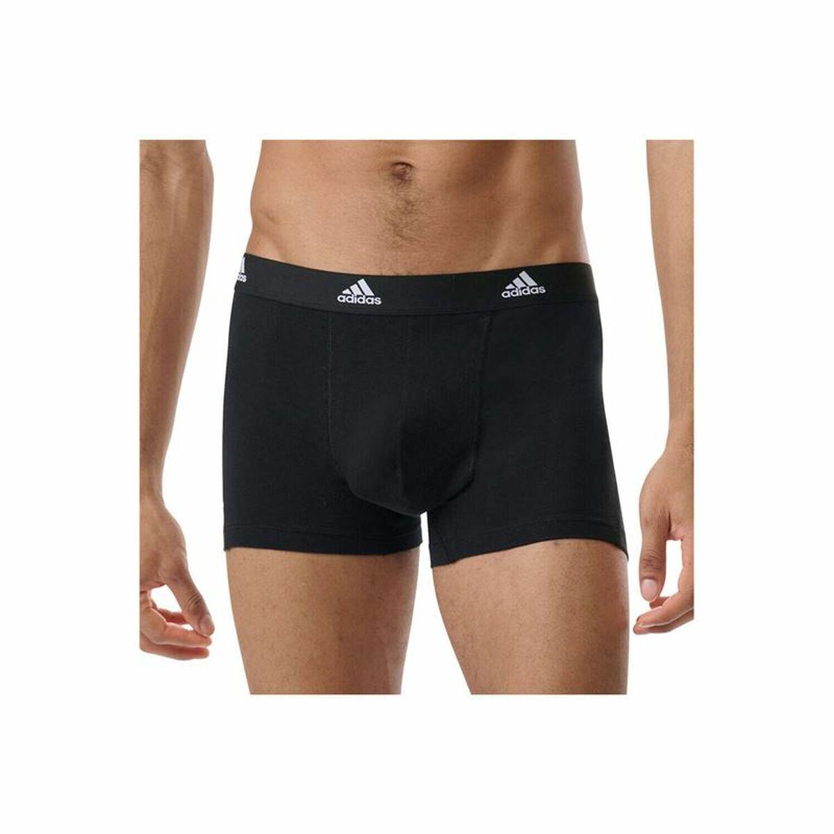 Adidas Active Flex boxershorts til mænd - sort, 3-pak, M