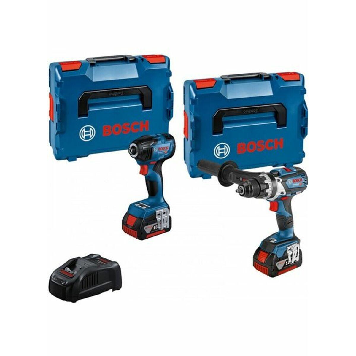BOSCH GSR 18V-110C + GDR 18V-210C - 18V bore-/skruemaskine og slagnøgle sæt