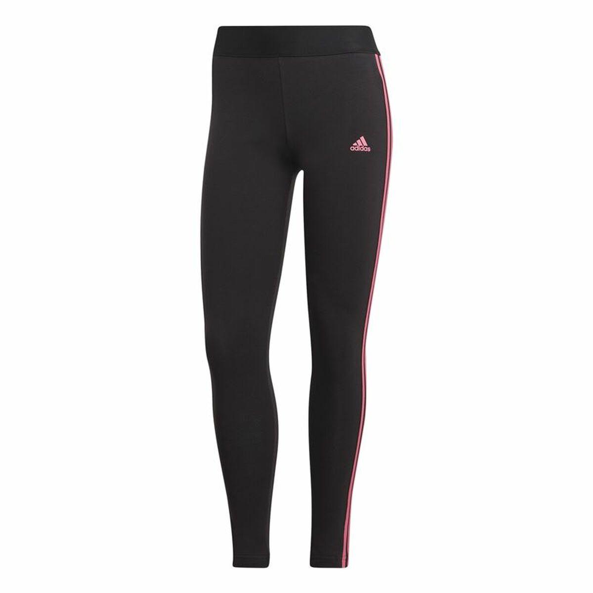 Sport leggings til kvinder Adidas 3 Stripes Sort L