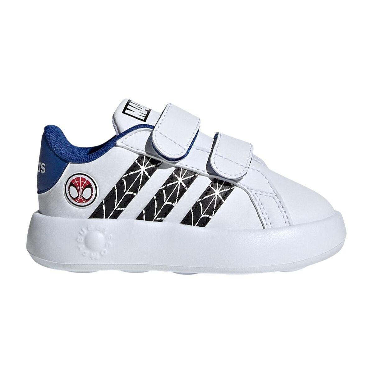Adidas Grand Court Spider babysneakers - hvid, str. 21 billede