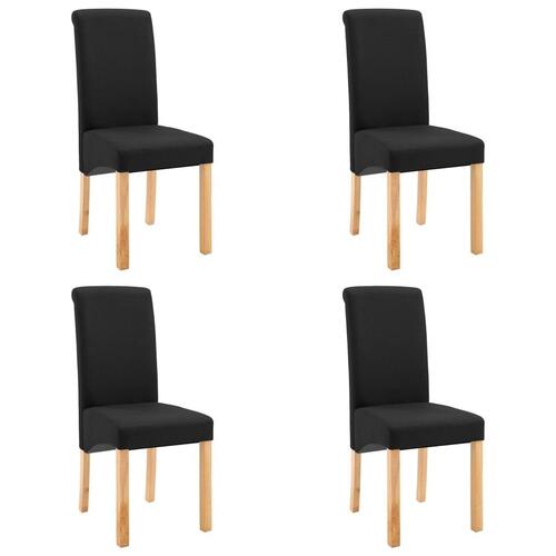 Spisebordsstole 4 stk. stof sort