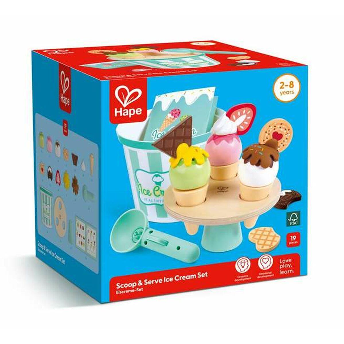 Hape Scoop & Serve Ice Cream Set - brætspil/leg med is