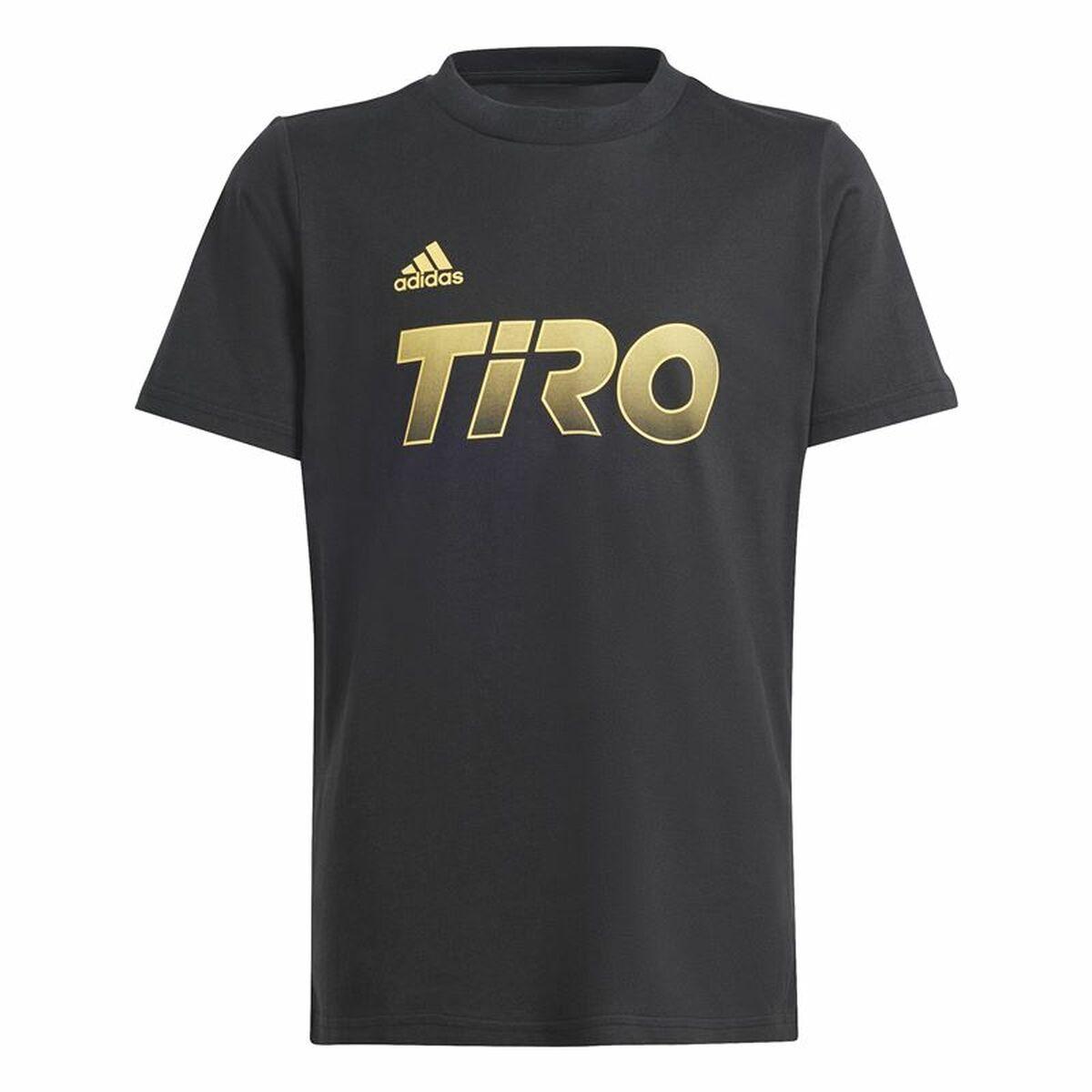 Adidas Tiro kortærmet T-shirt til børn - Sort (9-10 år)
