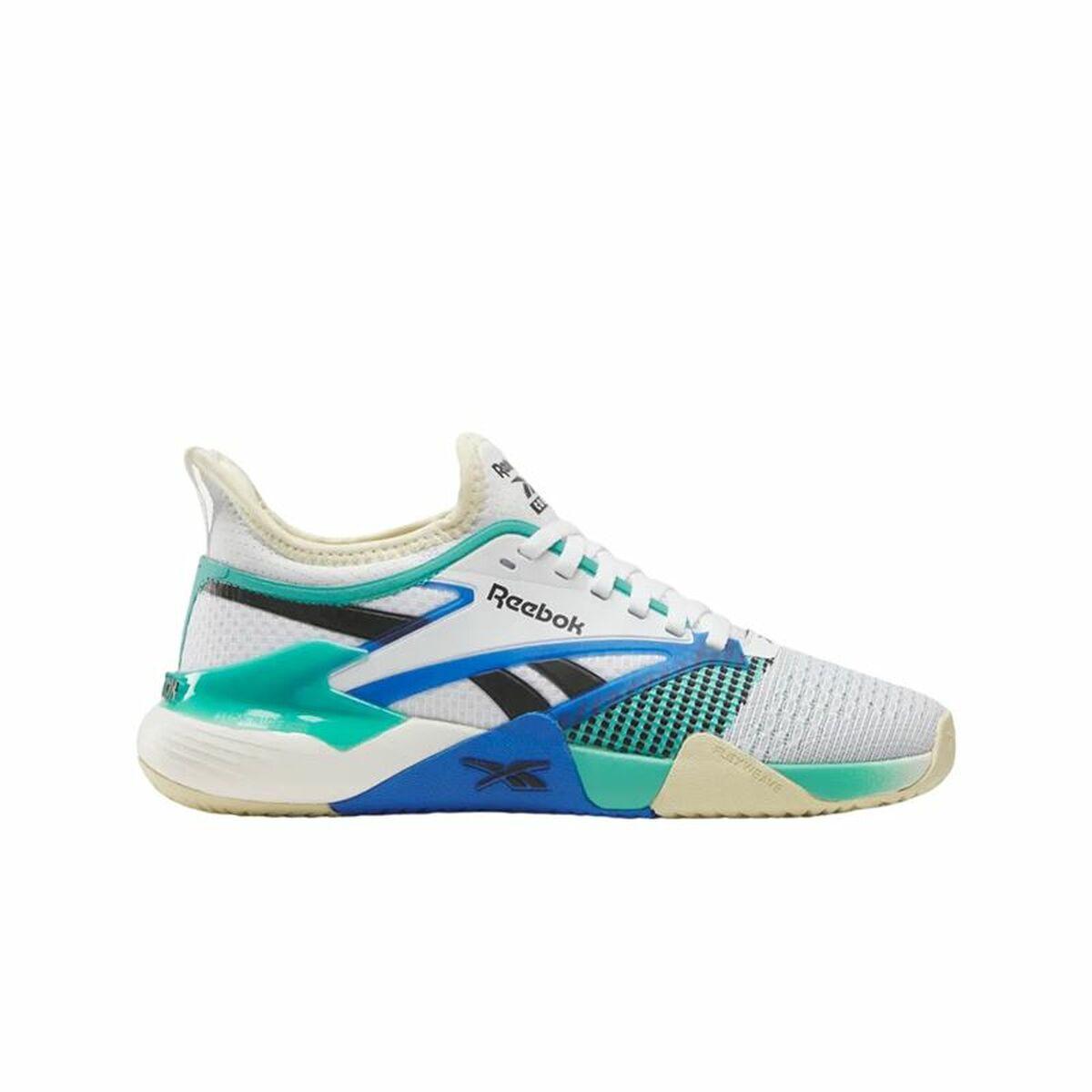 Reebok Nano Court damesportssko - hvid/blå (str. 40)