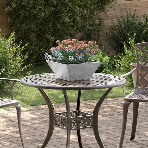 Haven Skål Plantere 5 stk 35x35x15 cm Rustfrit Stål