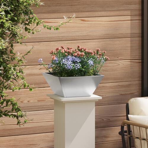 Haven Skål Plantere 5 stk 35x35x15 cm Rustfrit Stål