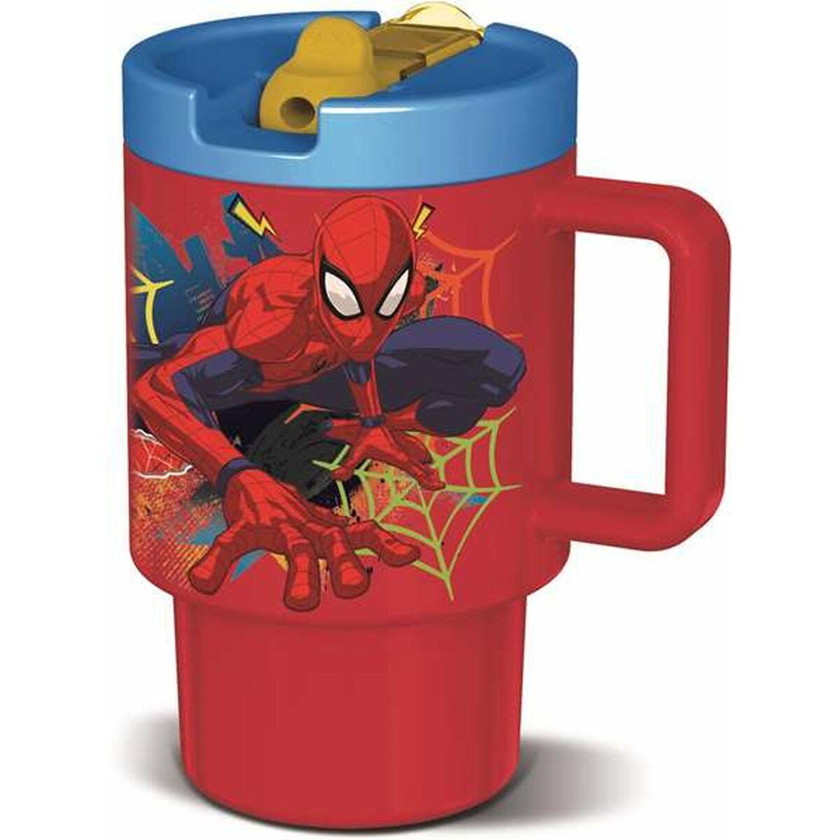 Spider-Man krus 530 ml - rød kop med motiv