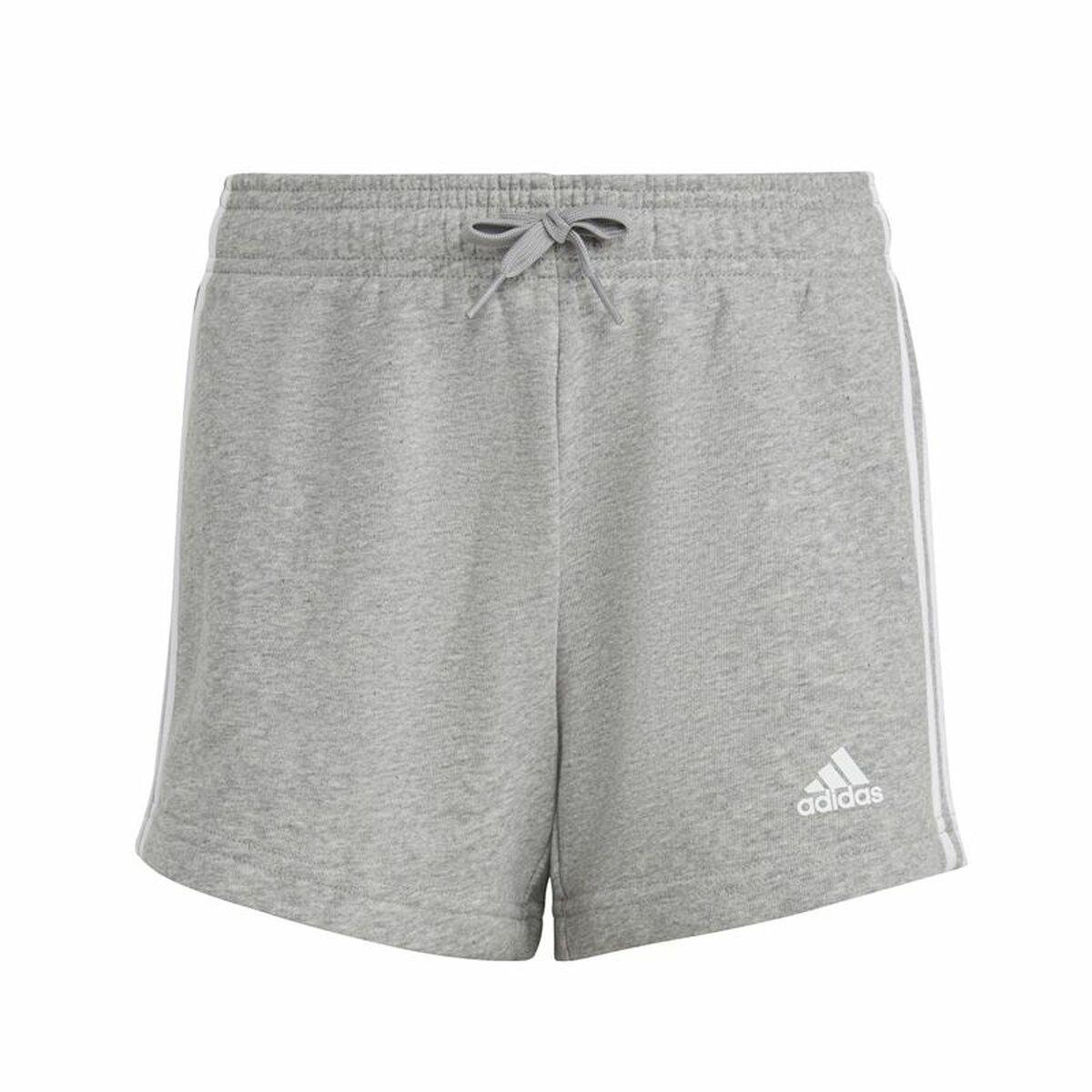 Adidas Essentials 3B sportsshorts til piger, grå (9-10 år)