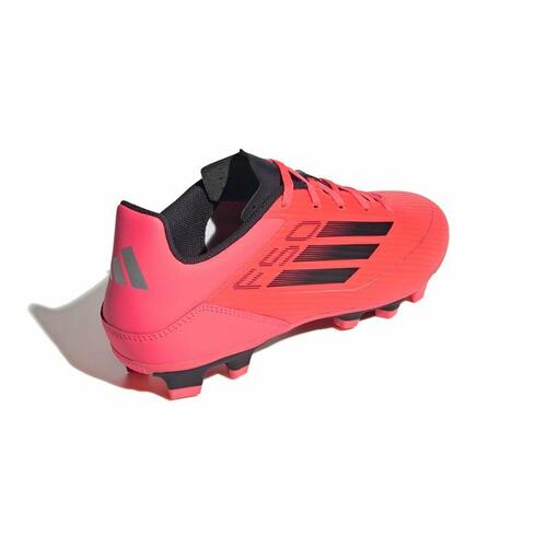 Adidas F50 Club FxG fodboldstøvler til voksne - Rød/Pink (43 1/3)