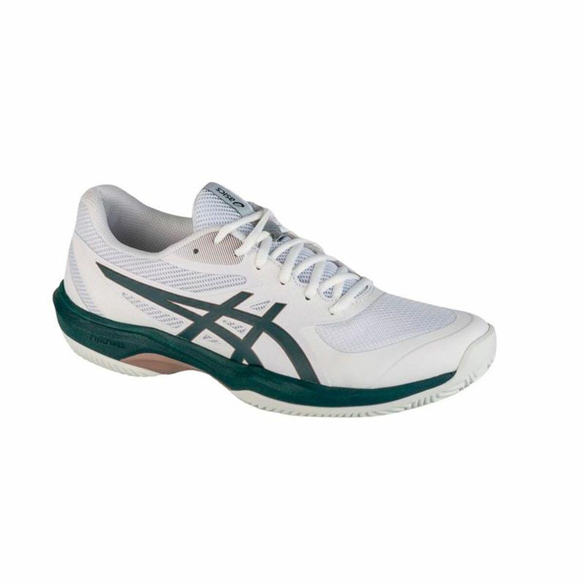 Asics Game FF Clay/OC tennissko til mænd - hvid/oliven, str. 45