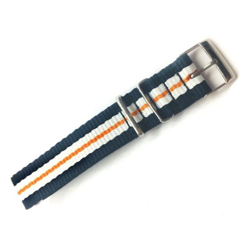 U.S. Polo Assn. urrem 14-0301 - Blå tekstil, 24 mm