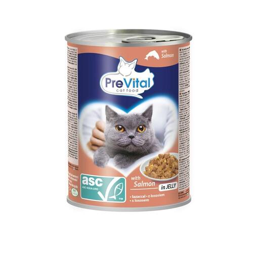 Kattemad Prevital Laksefarvet 415 g