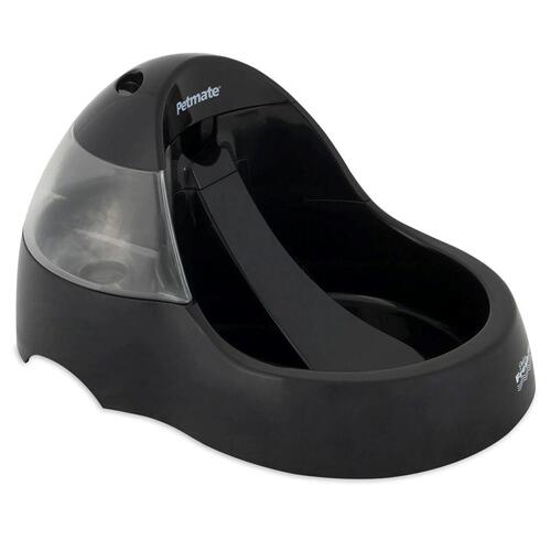 Drikkevandsfontæne til kæledyr Pet Mate Deluxe Fresh Flow Black Sort Plastik 3 L