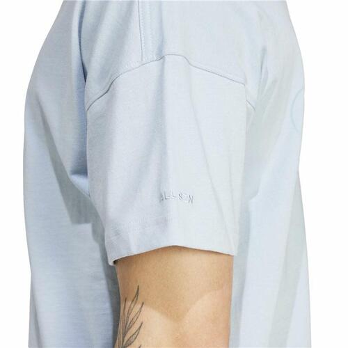 Kortærmet T-shirt til Mænd Adidas All Szn Graphic Blå L