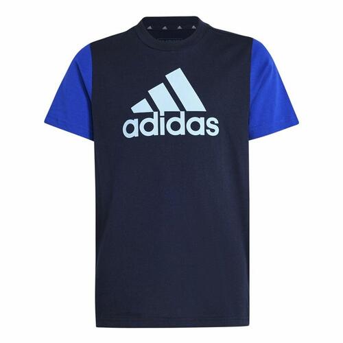 Kortærmet T-shirt til Børn Adidas Essentials Blå 11-12 år