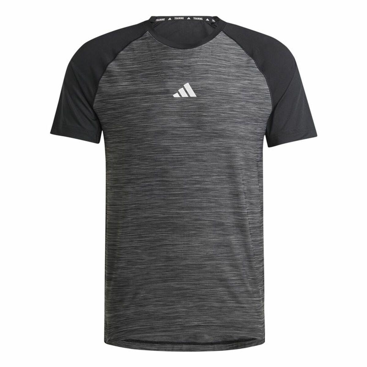 Adidas Gym+ Training kortærmet T-shirt til mænd - Sort/Grå (L)