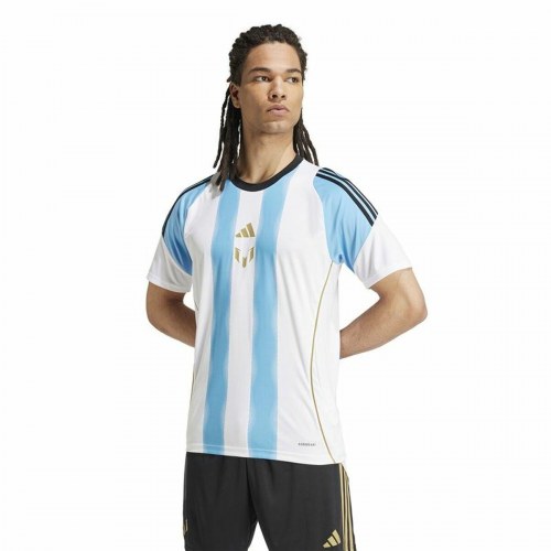 Adidas Messi Training Jersey fodboldtrøje - Hvid/Blå, XL