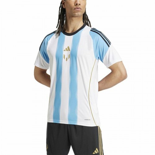 Adidas Messi Training Jersey fodboldtrøje - Hvid/Blå, XL