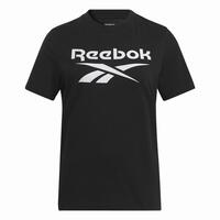 Kortærmet T-shirt til Kvinder Reebok Identity Big Logo Sort S