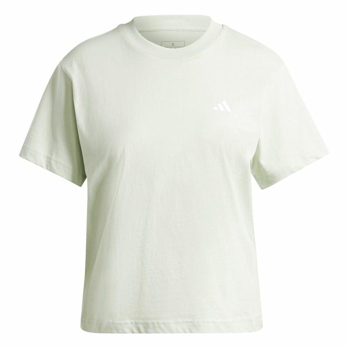 Adidas Essentials Small Logo T-shirt Dame, grøn - L