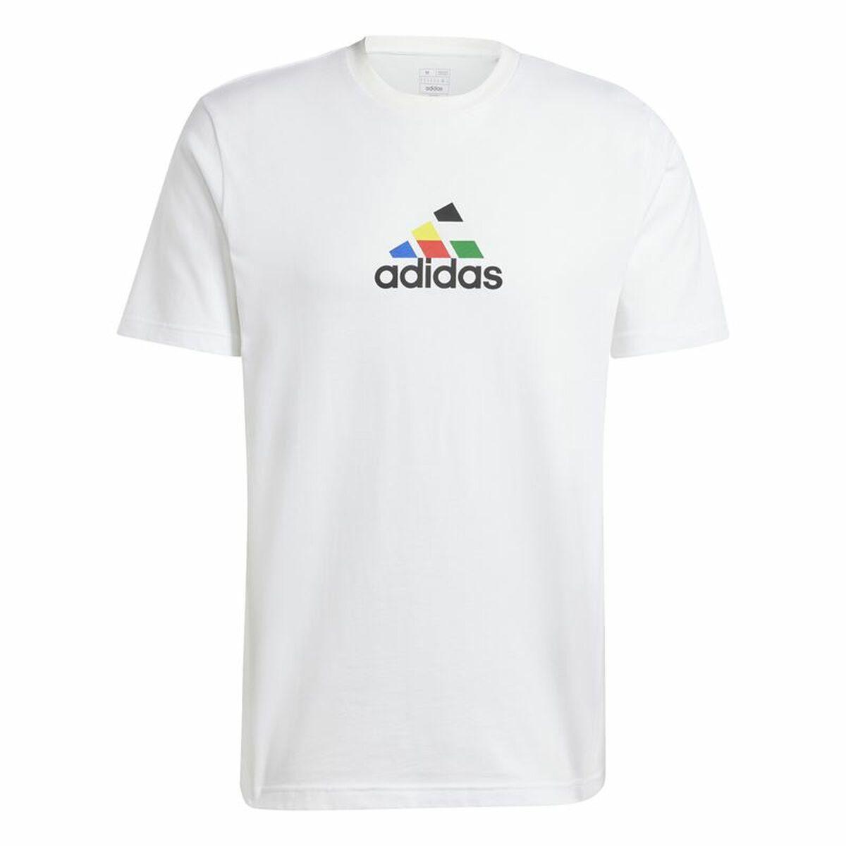 Adidas House Of Tiro Nations Graphic T-shirt, herre, hvid (L)