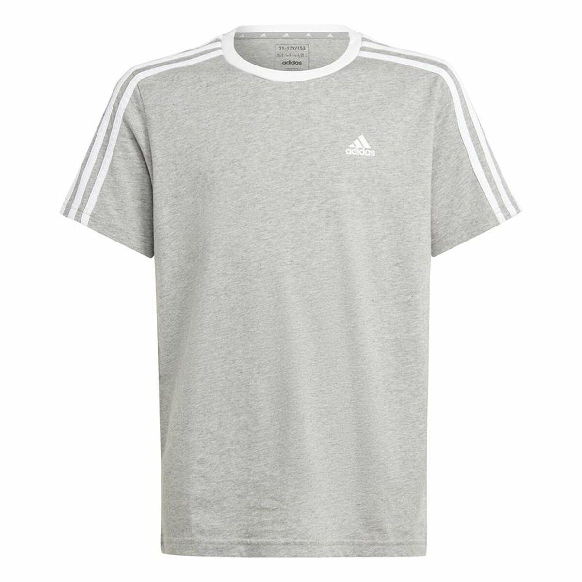 Adidas børne T-shirt med korte ærmer - grå (7-8 år)