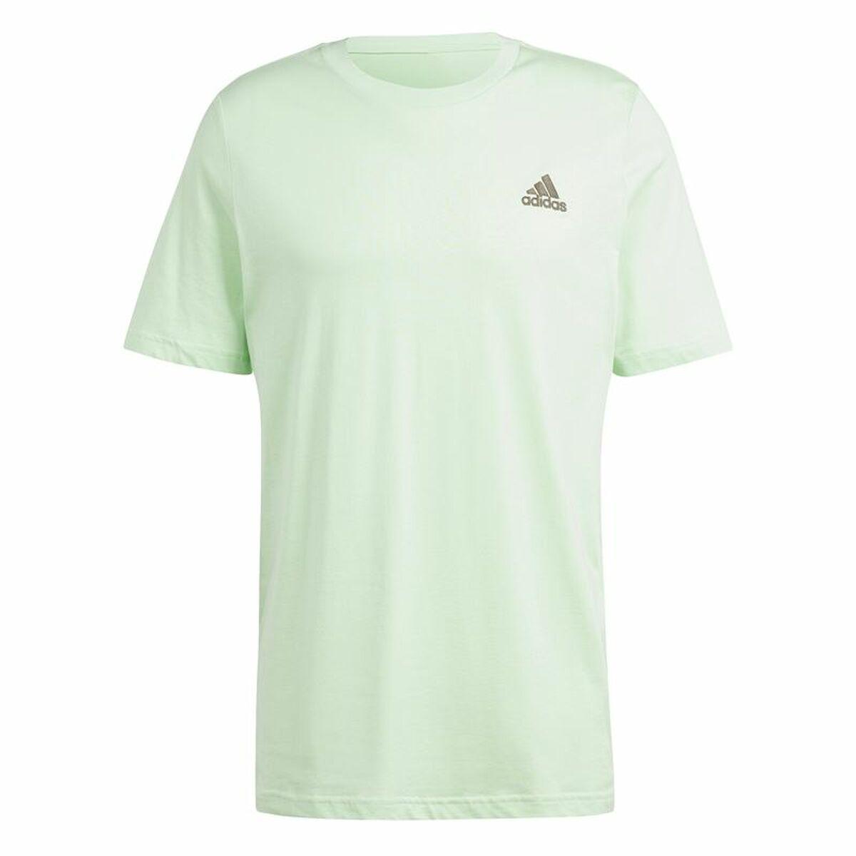 Adidas kortærmet T-shirt til mænd - grøn (S)