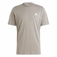 Kortærmet T-shirt til Mænd Adidas Seasonal Essentials Brun Lysegrå XL