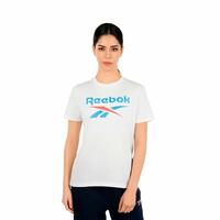 Kortærmet T-shirt til Kvinder Reebok Reebok Identity Hvid S